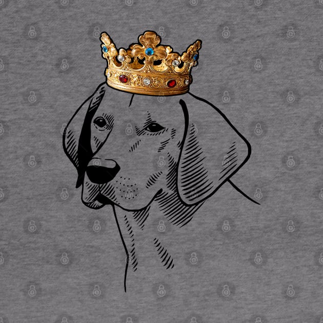 Harrier Dog King Queen Wearing Crown by millersye